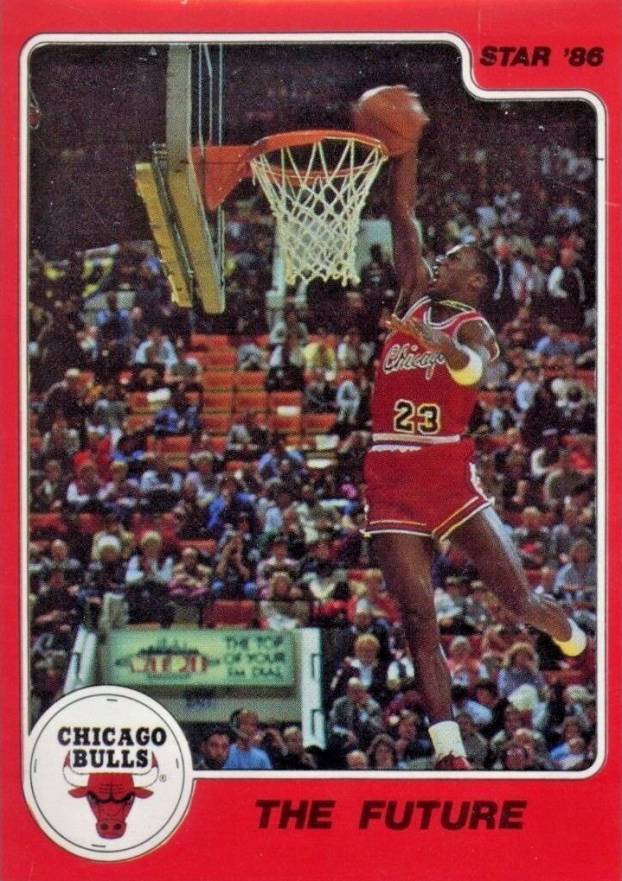 1986 Star Michael Jordan The Future #10 Basketball Card