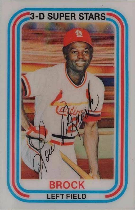 1976 Kellogg's Lou Brock #40 Baseball Card