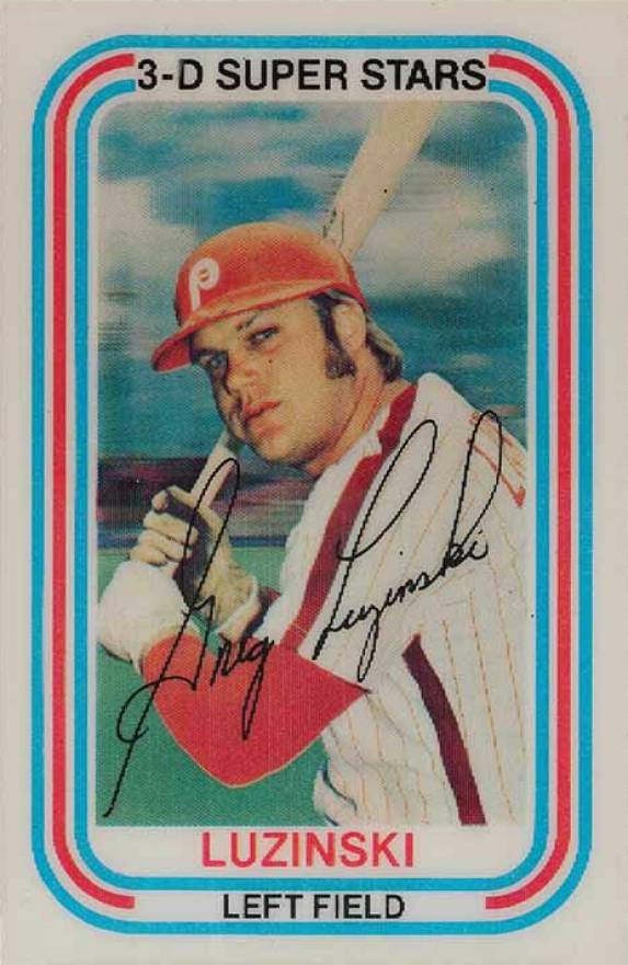 1976 Kellogg's Greg Luzinski #18 Baseball Card