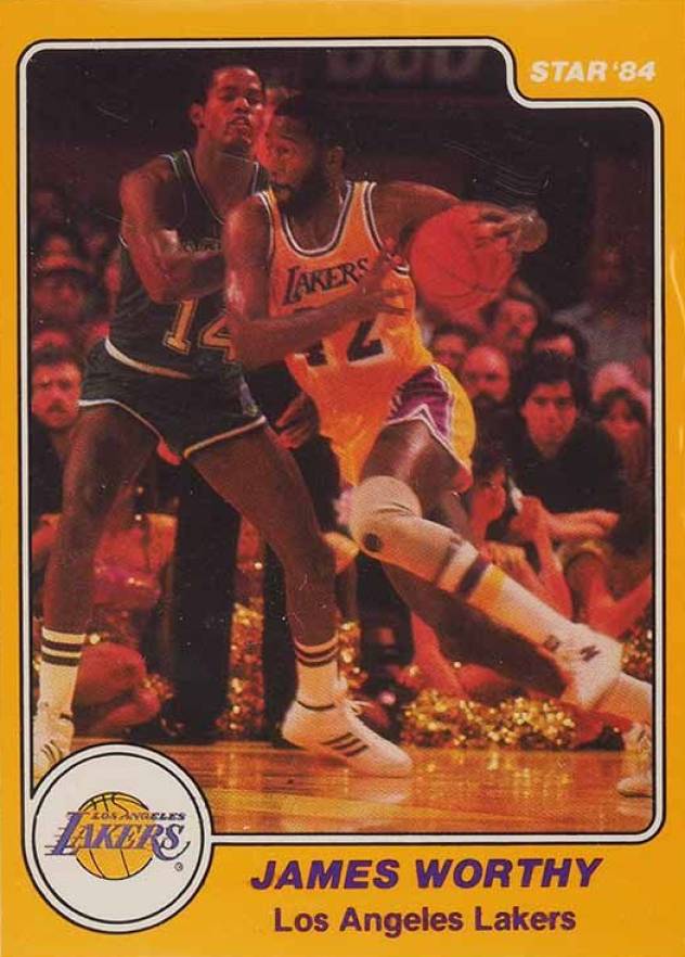 1983 Star James Worthy #25 Basketball Card