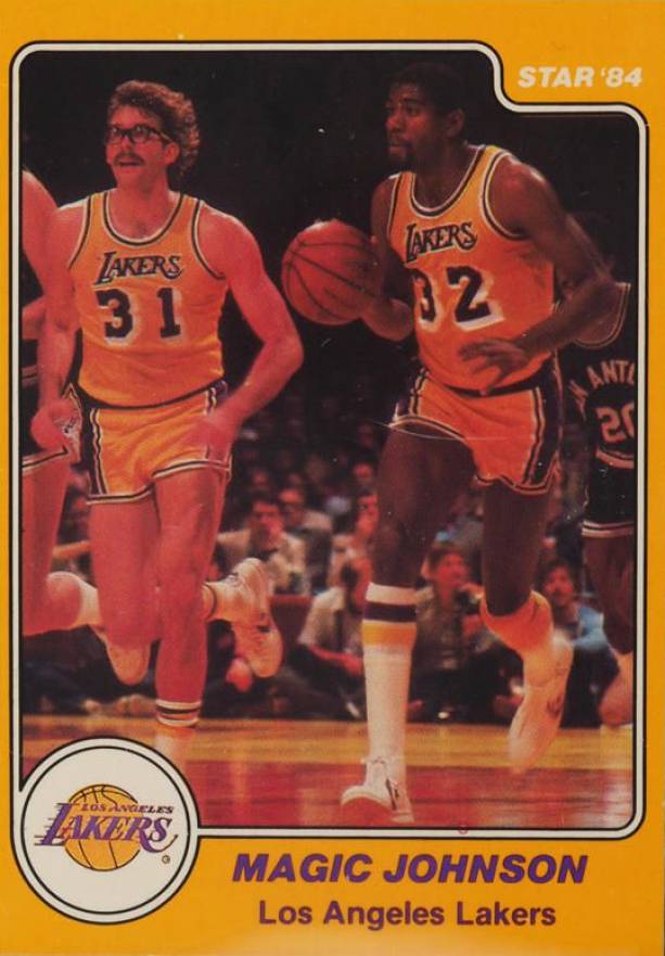 1983 Star Magic Johnson #13 Basketball Card