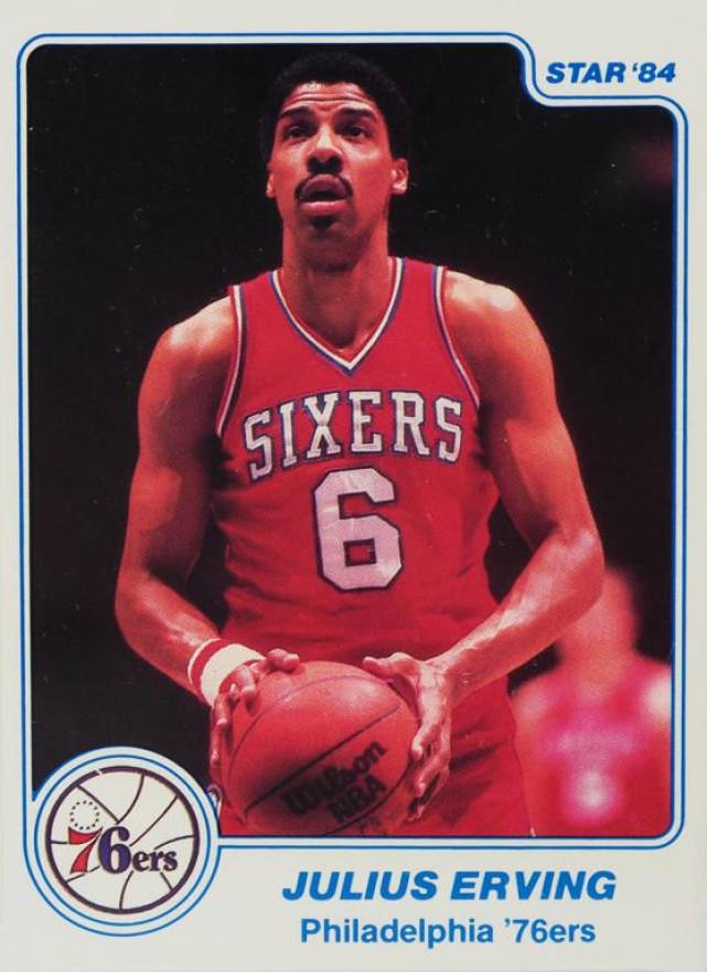 1983 Star Julius Erving #1 Basketball Card