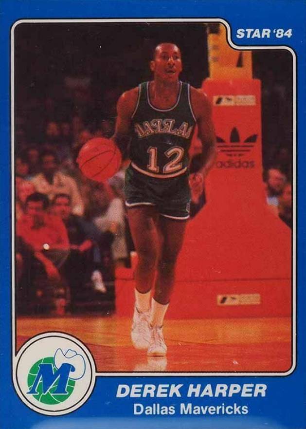 1983 Star Derek Harper #55 Basketball Card