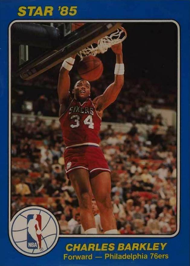 1984 Star Court Kings 5 x 7 Charles Barkley #41 Basketball Card