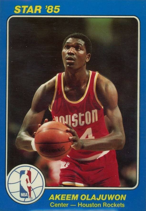 1984 Star Court Kings 5 x 7 Hakeem Olajuwon #47 Basketball Card
