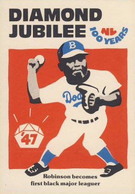 1976 Laughlin Diamond Jubilee Jackie Robinson #26 Baseball Card