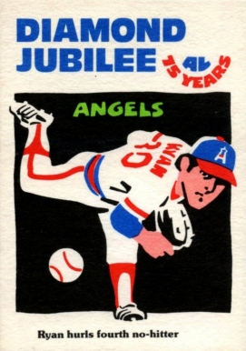 1976 Laughlin Diamond Jubilee Nolan Ryan #1 Baseball Card