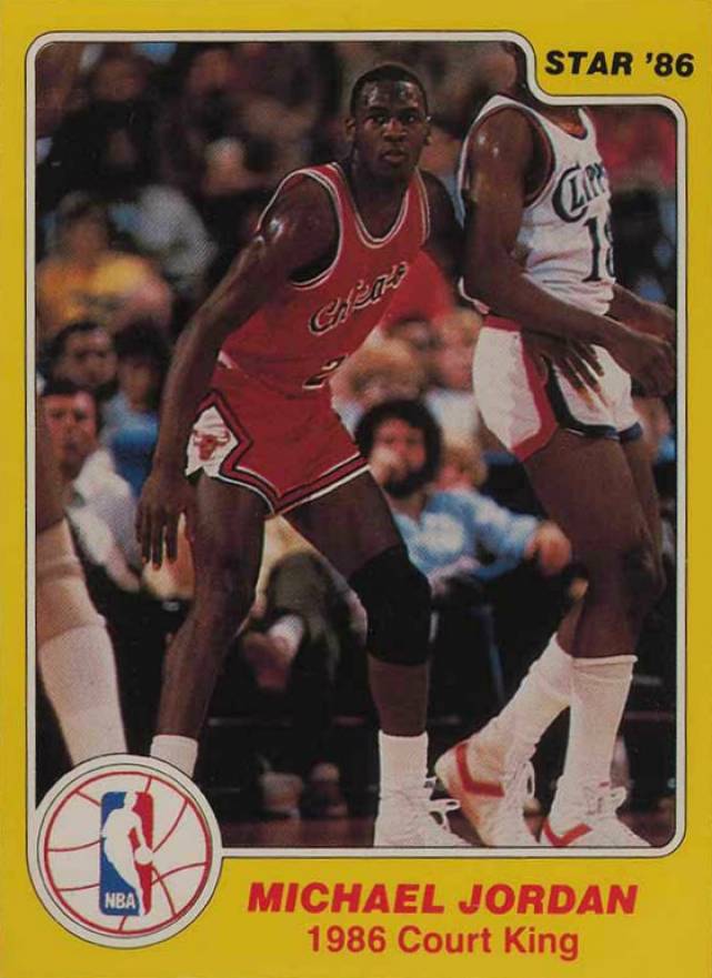 1986 Star Court Kings Michael Jordan #18 Basketball Card