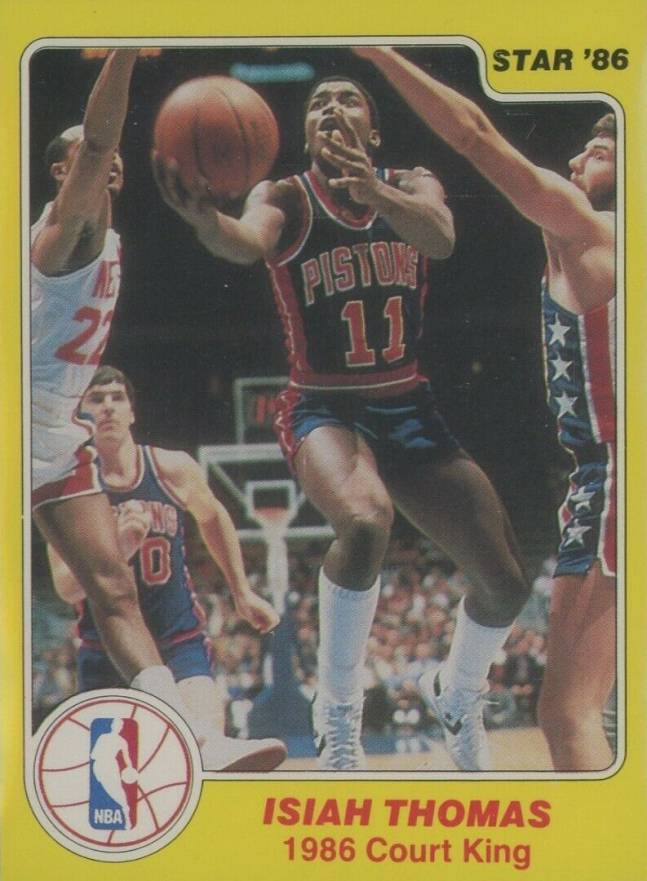 1986 Star Court Kings Isiah Thomas #28 Basketball Card