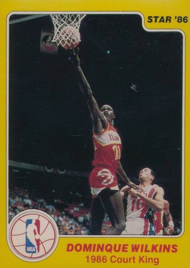 1986 Star Court Kings Dominique Wilkins #32 Basketball Card