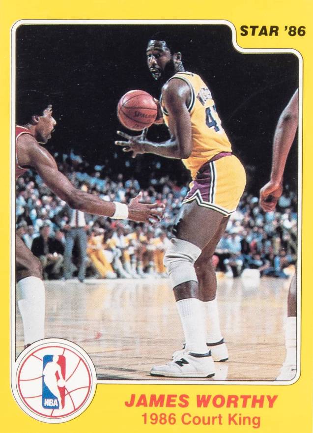 1986 Star Court Kings James Worthy #33 Basketball Card