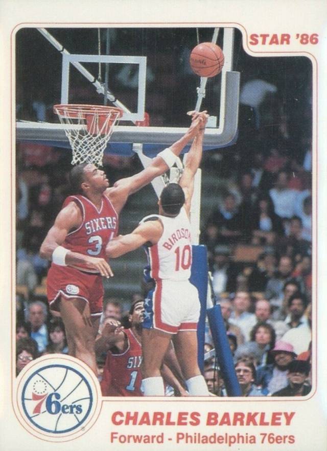 1985 Star Charles Barkley #2 Basketball Card