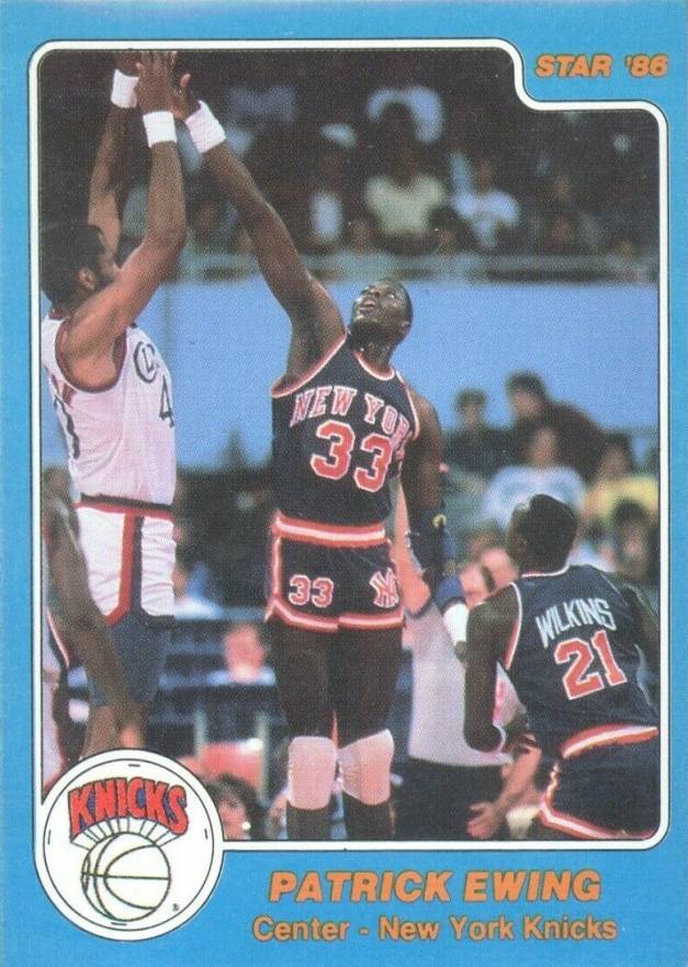 1985 Star Patrick Ewing #166 Basketball Card