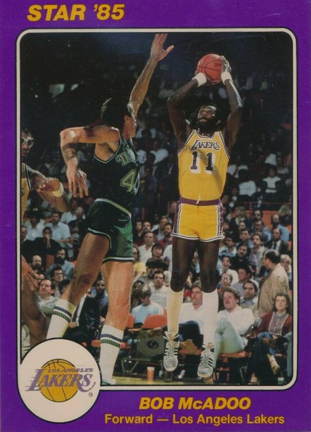 1985 Star Team Supers 5x7 Bob Mcadoo #5 Basketball Card