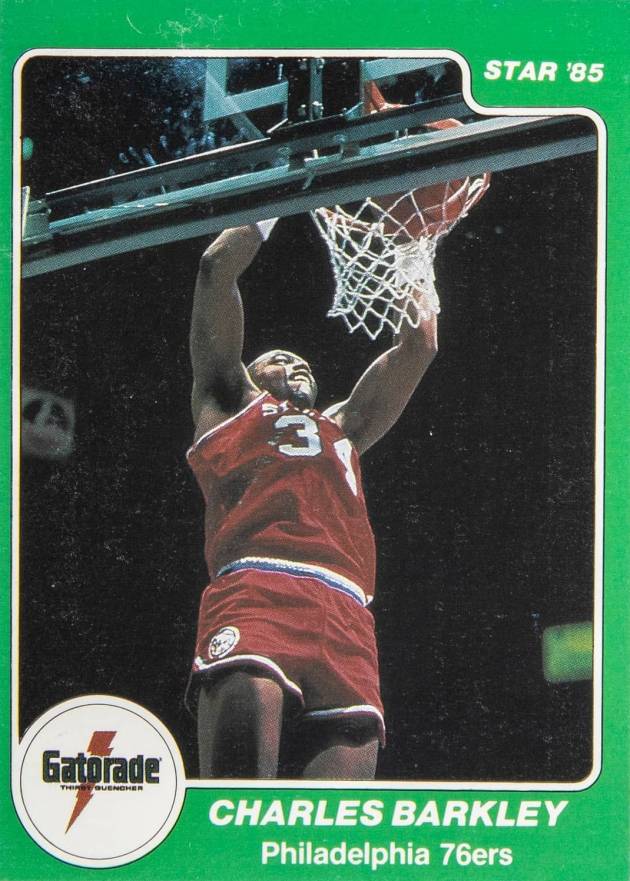 1985 Star Gatorade Charles Barkley # Basketball Card