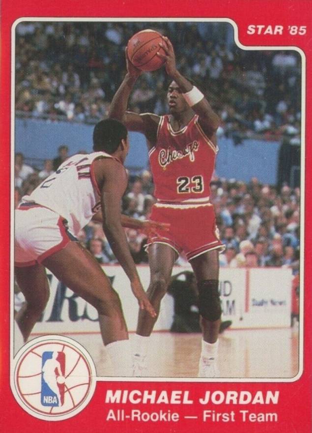 1985 Star All-Rookies Michael Jordan #2 Basketball Card
