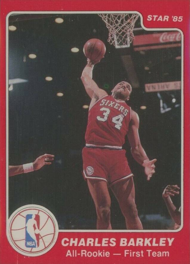 1985 Star All-Rookies Charles Barkley #3 Basketball Card