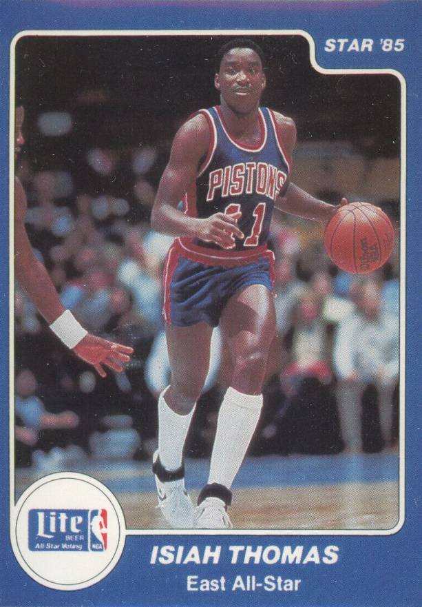 1985 Star Lite Isiah Thomas #6 Basketball Card