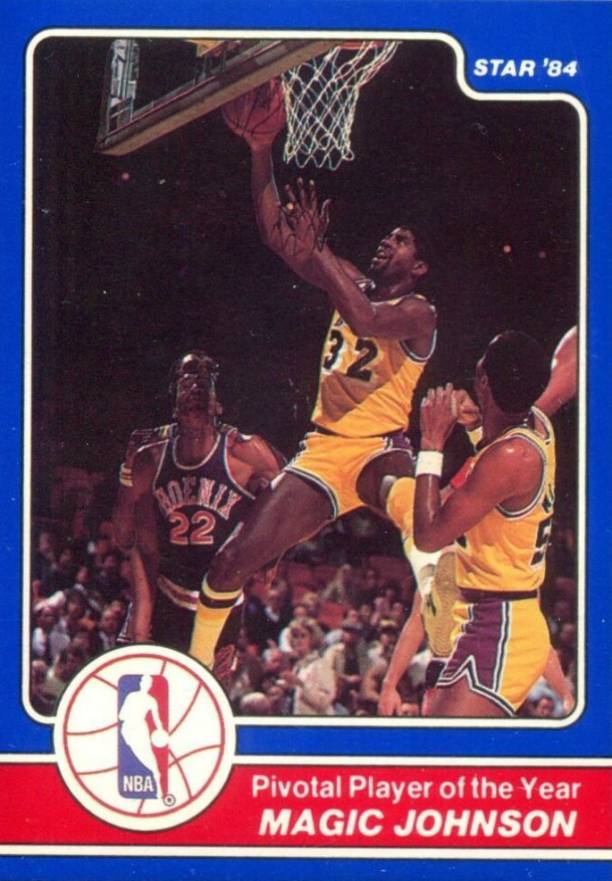 1984 Star Award Banquet Magic Johnson #6 Basketball Card