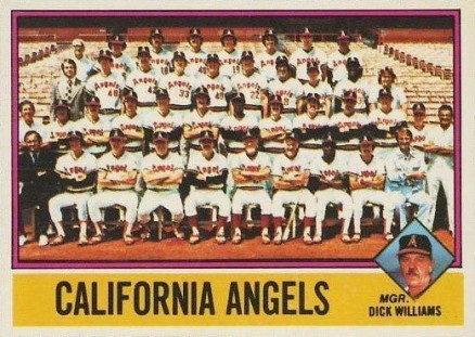 1976 O-Pee-Chee California Angels Team #304 Baseball Card