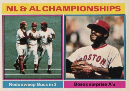 1976 O-Pee-Chee N.L. & A.L. Championships #461 Baseball Card