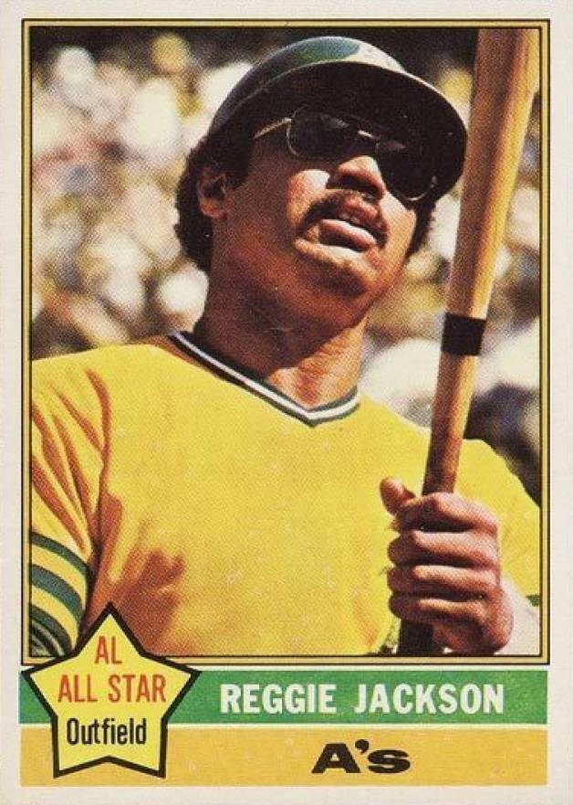 1976 O-Pee-Chee Reggie Jackson #500 Baseball Card