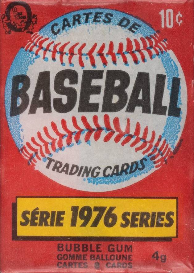1976 O-Pee-Chee Wax Pack #WP Baseball Card