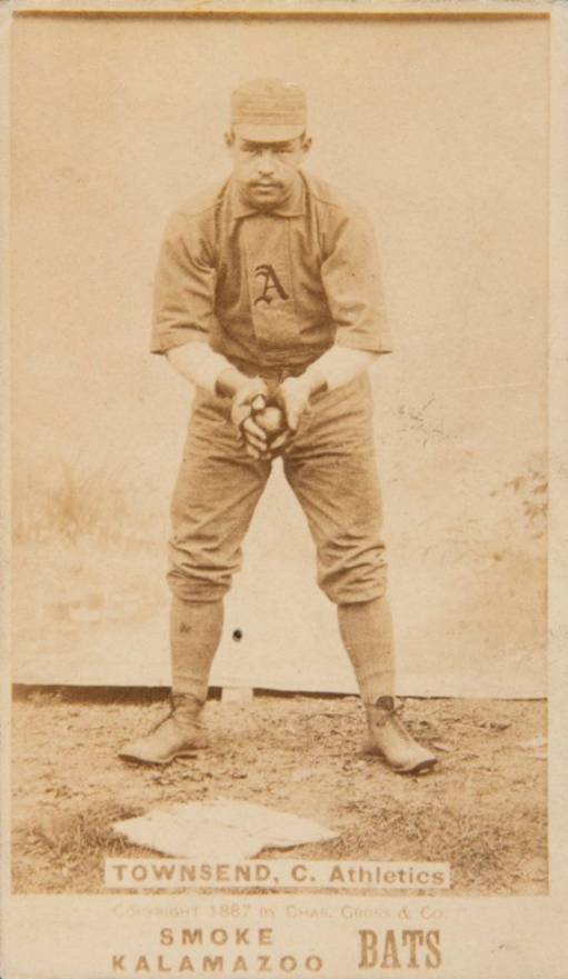 1887 Kalamazoo Bats George Townsend # Baseball Card