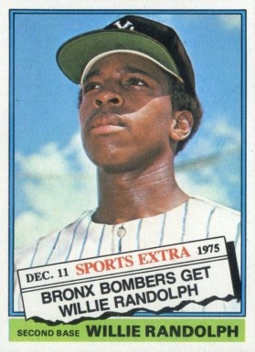 1976 Topps Traded Willie Randolph #592T Baseball Card