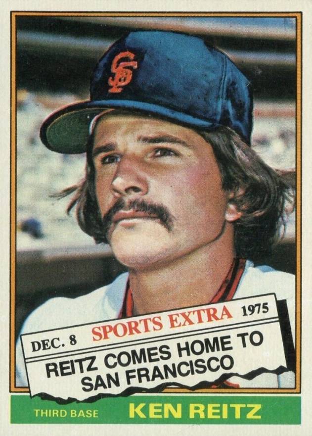 1976 Topps Traded Ken Reitz #158T Baseball Card