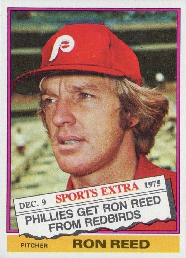 1976 Topps Traded Ron Reed #58T Baseball Card