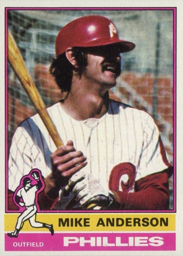 1976 Topps Mike Anderson #527 Baseball Card