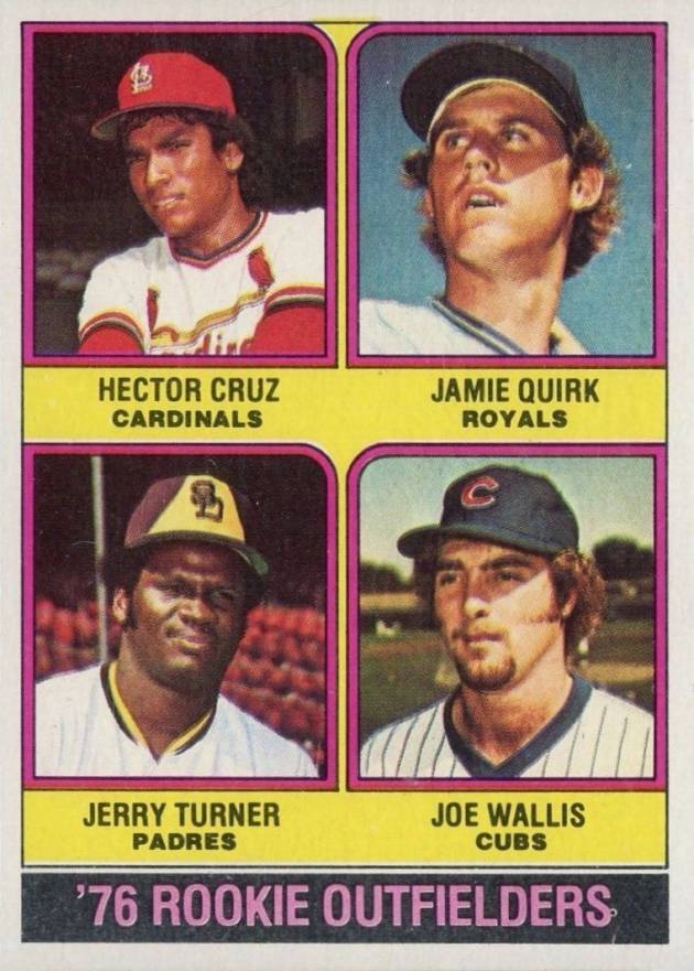 1976 Topps Rookie Outfielders #598 Baseball Card