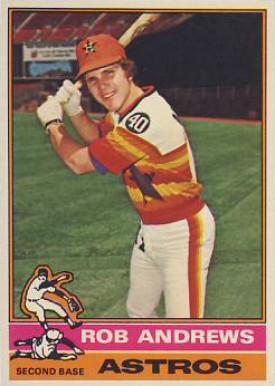 1976 Topps Rob Andrews #568 Baseball Card
