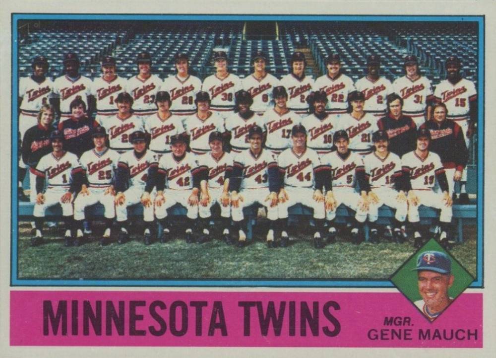 1976 Topps Minnesota Twins Team #556 Baseball Card