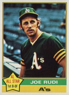 1976 Topps Joe Rudi #475 Baseball Card