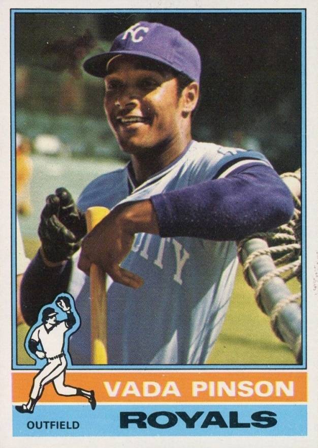 1976 Topps Vada Pinson #415 Baseball Card
