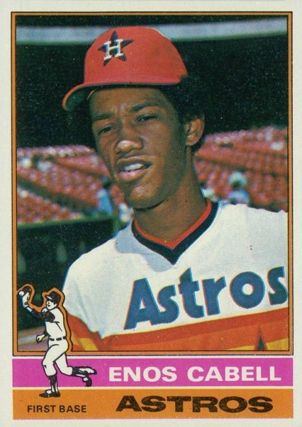 1976 Topps Enos Cabell #404 Baseball Card