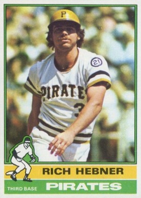 1976 Topps Rich Hebner #376 Baseball Card