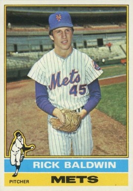 1976 Topps Rick Baldwin #372 Baseball Card