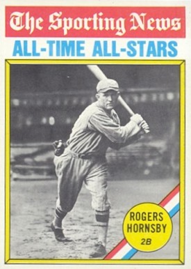 1976 Topps Rogers Hornsby #342 Baseball Card