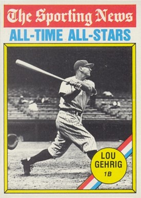1976 Topps Lou Gehrig #341 Baseball Card