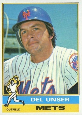 1976 Topps Del Unser #268 Baseball Card