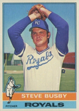 1976 Topps Steve Busby #260 Baseball Card