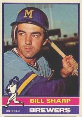 1976 Topps Bill Sharp #244 Baseball Card