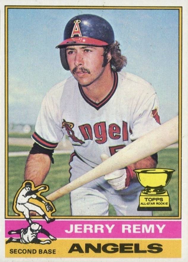 1982 Topps Stickers Baseball Card #132 Jerry Remy 