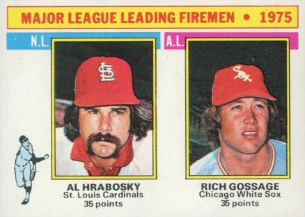 1976 Topps Major League Leading Firemen #205 Baseball Card
