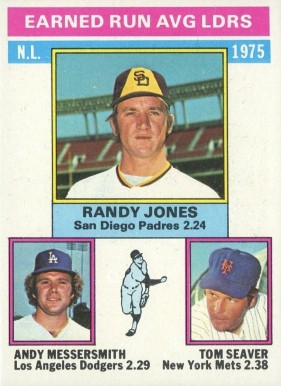 1976 Topps N.L. E.R.A. Leaders #201 Baseball Card