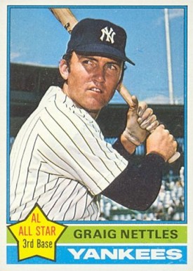 1976 Topps Graig Nettles #169 Baseball Card