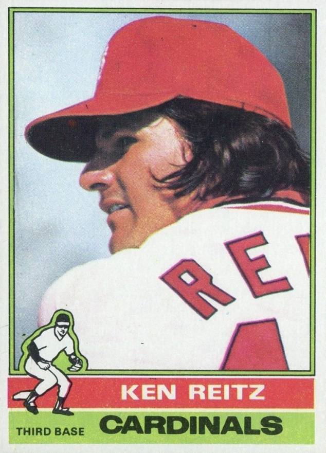 1976 Topps Ken Reitz #158 Baseball Card